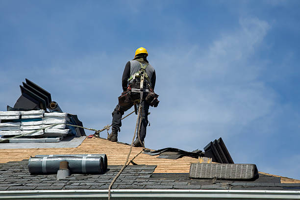 Professional Roof Inspection technician working in Union Mills, IN